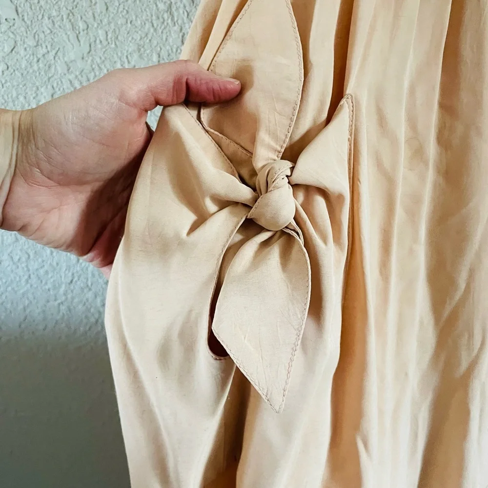 Vintage Peach Midi Dress - Picture 5 of 16
